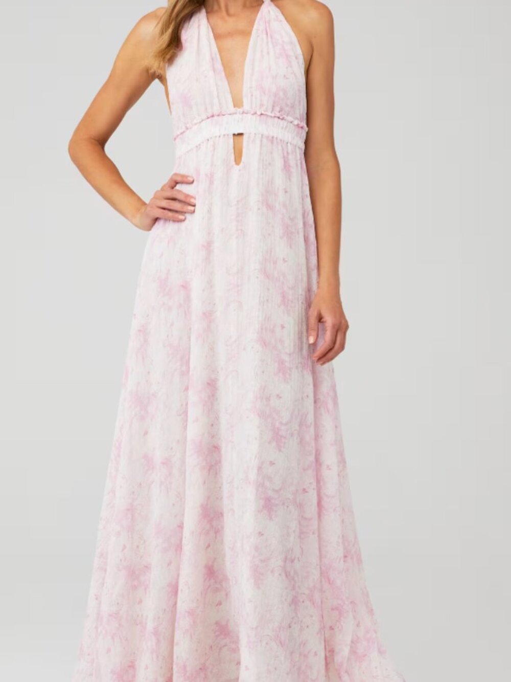LoveShackFancy Maxi Dress Soft Pink